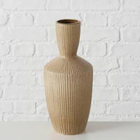 VASE  - Braun, Basics, Keramik (13/30cm) - Ambia Home