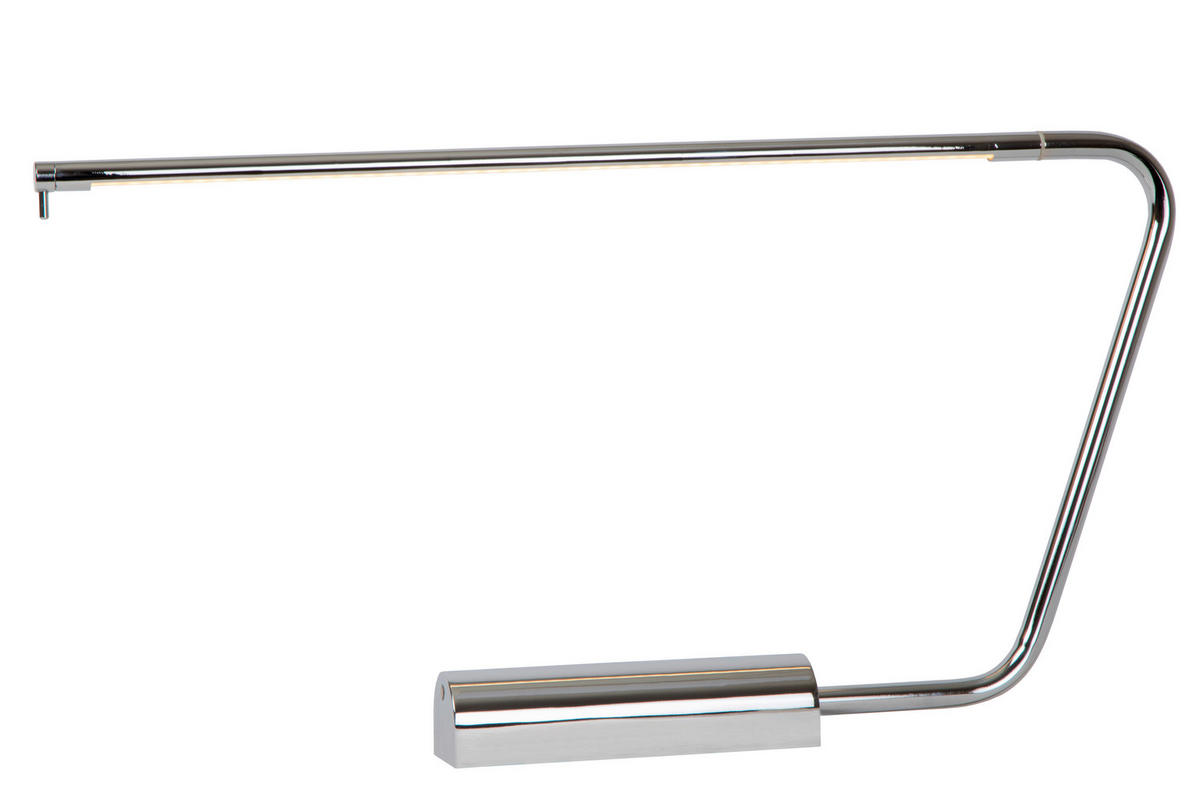 SCHREIBTISCHLEUCHTE MADISON 62.5/5.5/33 cm   - Schwarz/Grau, Design, Metall (62.5/5.5/33cm) - Lucide