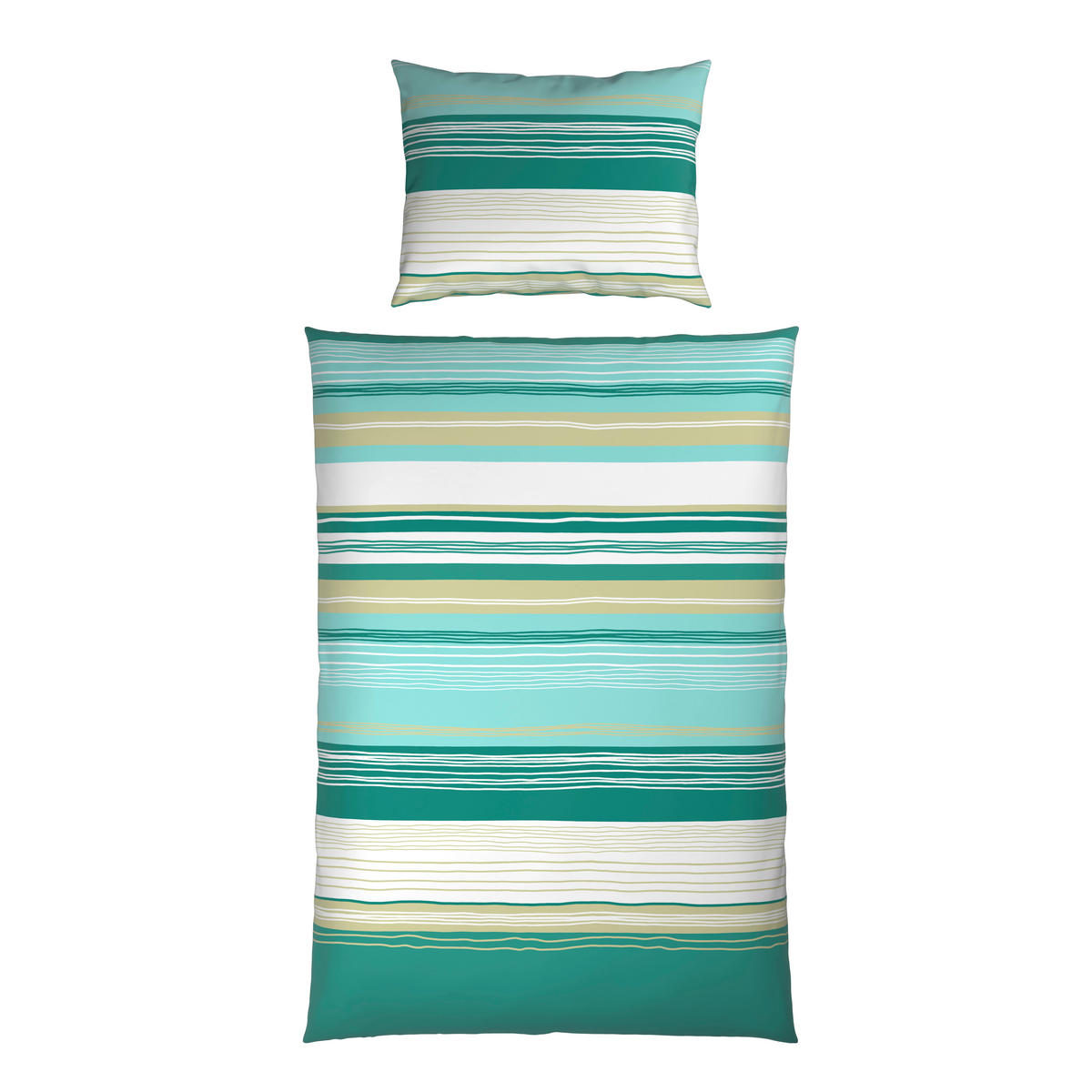 BETTWÄSCHE Mavie Satin 140/200 cm  - Blau, KONVENTIONELL, Textil (140/200cm) - Esposa