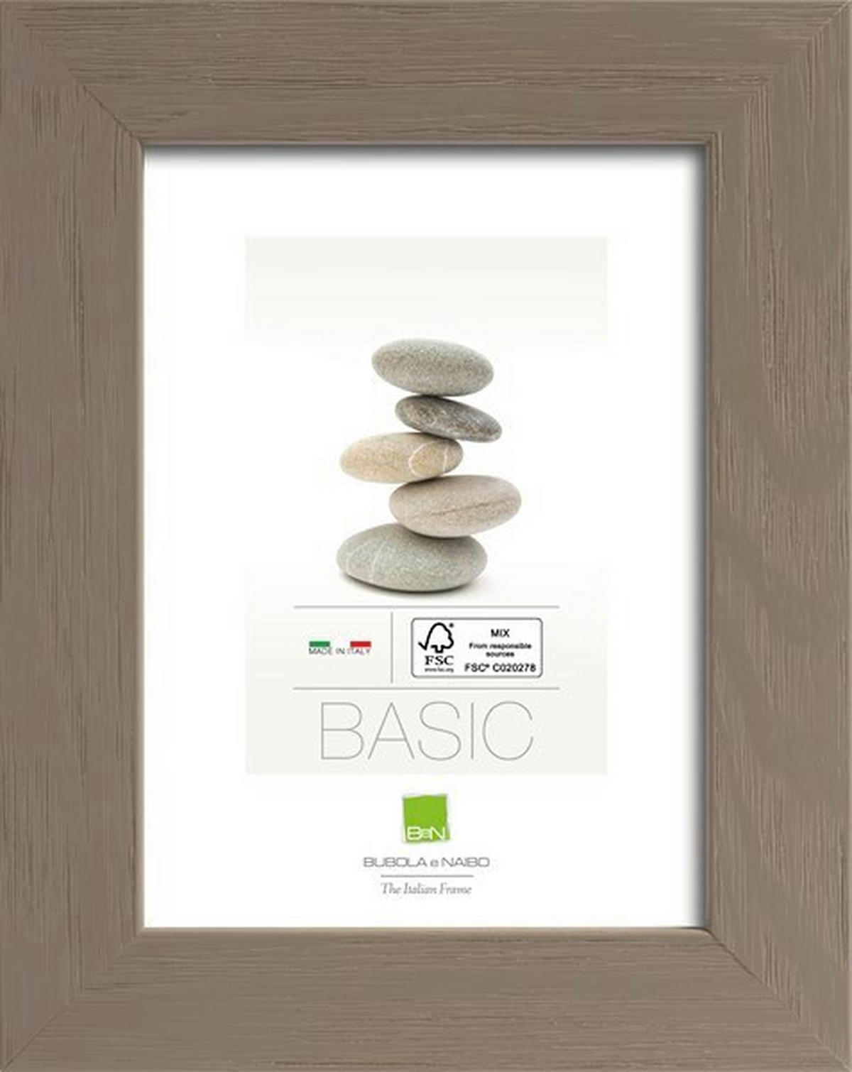 RAHMEN 30/40 cm  - Taupe, KONVENTIONELL, Glas/Holz (30/40cm)