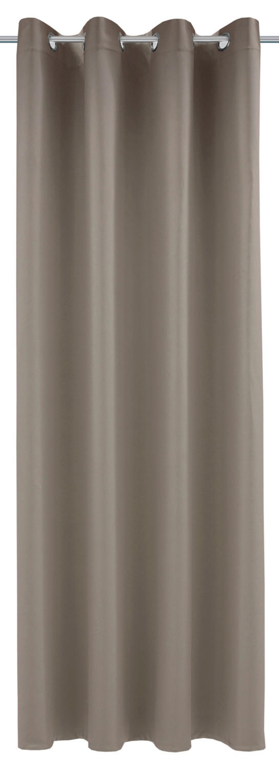 FERTIGVORHANG  black-out (lichtundurchlässig)  140/245 cm   - Hellbraun, Basics, Textil (140/245cm)