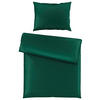 BETTWÄSCHE TANJA Satin 140/200 cm  - Dunkelgrün, Basics, Textil (140/200cm) - Novel