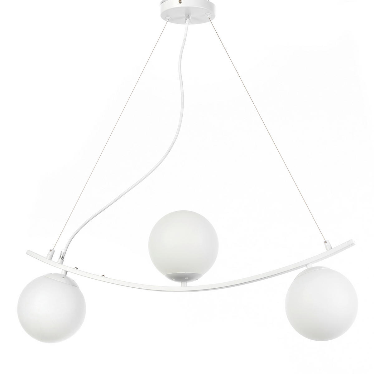 SVJETILJKA VISEĆA    73/15/90 cm     - bijela, Design, metal/plastika (73/15/90cm)