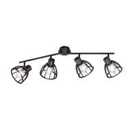 DECKENLEUCHTE     - Schwarz, Basics, Metall (14/79cm) - Fischer & Honsel