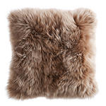 KISSENHÜLLE 40/40 cm    - Taupe, Basics, Textil/Fell (40/40cm) - Esposa