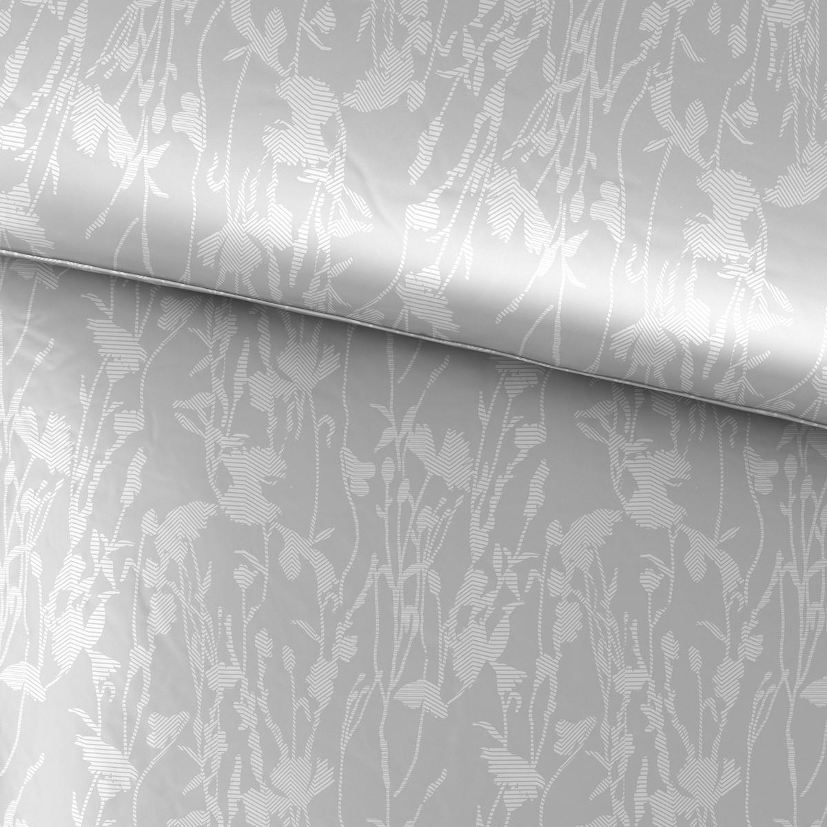 BETTWÄSCHESET Satin 160/210 cm  65 cm/100 cm  - Grau, Konventionell, Textil (160/210cm) - Novel