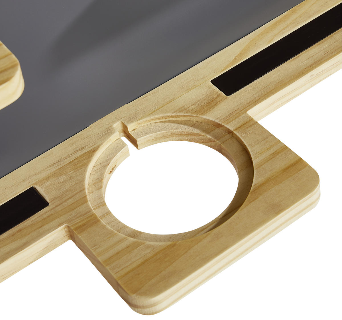 Regal für Toniebox und Figuren Kiefer massiv Grau, Naturfarben  - Naturfarben/Grau, Trend, Holz/Holzwerkstoff (50/60/15cm) - Ben'n'jen