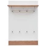 GARDEROBENPANEEL  in 92/140/28 cm  - Eichefarben/Weiß, Design, Holz/Holzwerkstoff (92/140/28cm) - Dieter Knoll