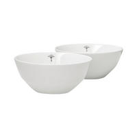 DESSERTSCHALE Single Cornflower 13 cm  - Weiß, Design, Keramik (13cm) - Joop!