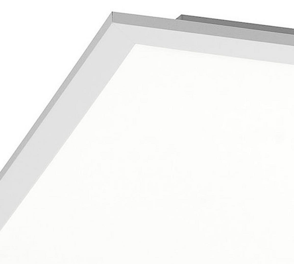 STROPNÍ LED SVÍTIDLO, 45/45/4,4 cm - bílá, Design, kov/plast (45/45/4,4cm)