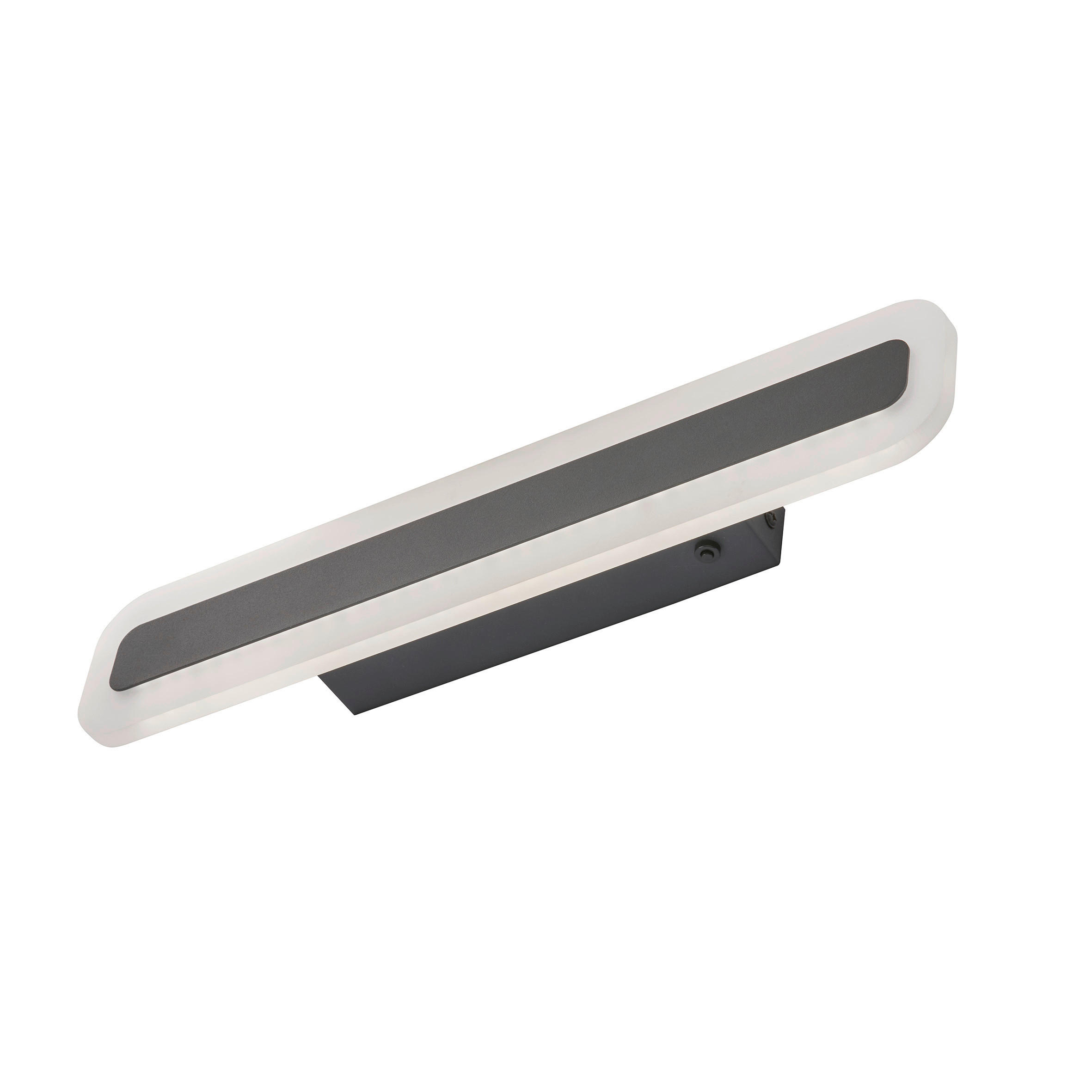 Fischer & Honsel Led-Wandleuchte Streep Schwarz, Weiß 8x6x40 cm