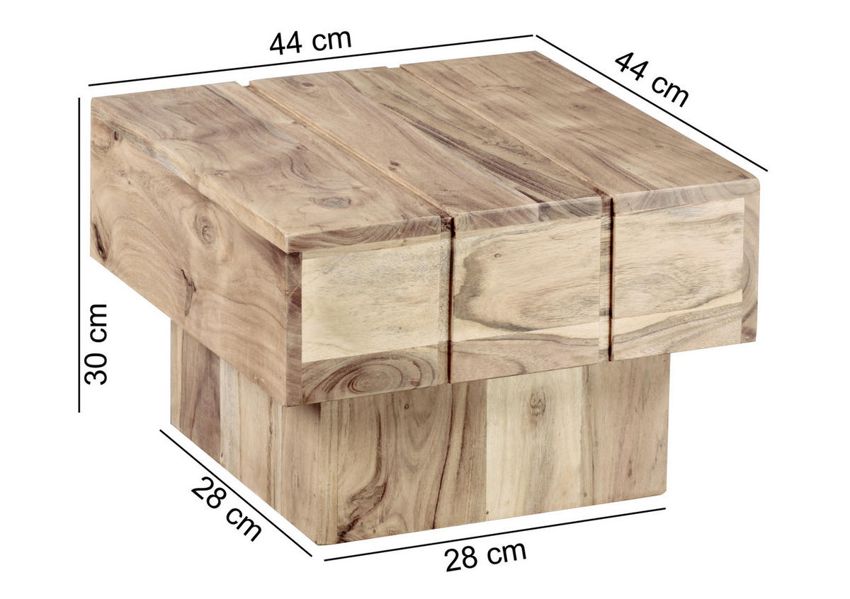 MIZICA, barve akacije  - barve akacije, Design, les (44/44/30cm) - MID.YOU