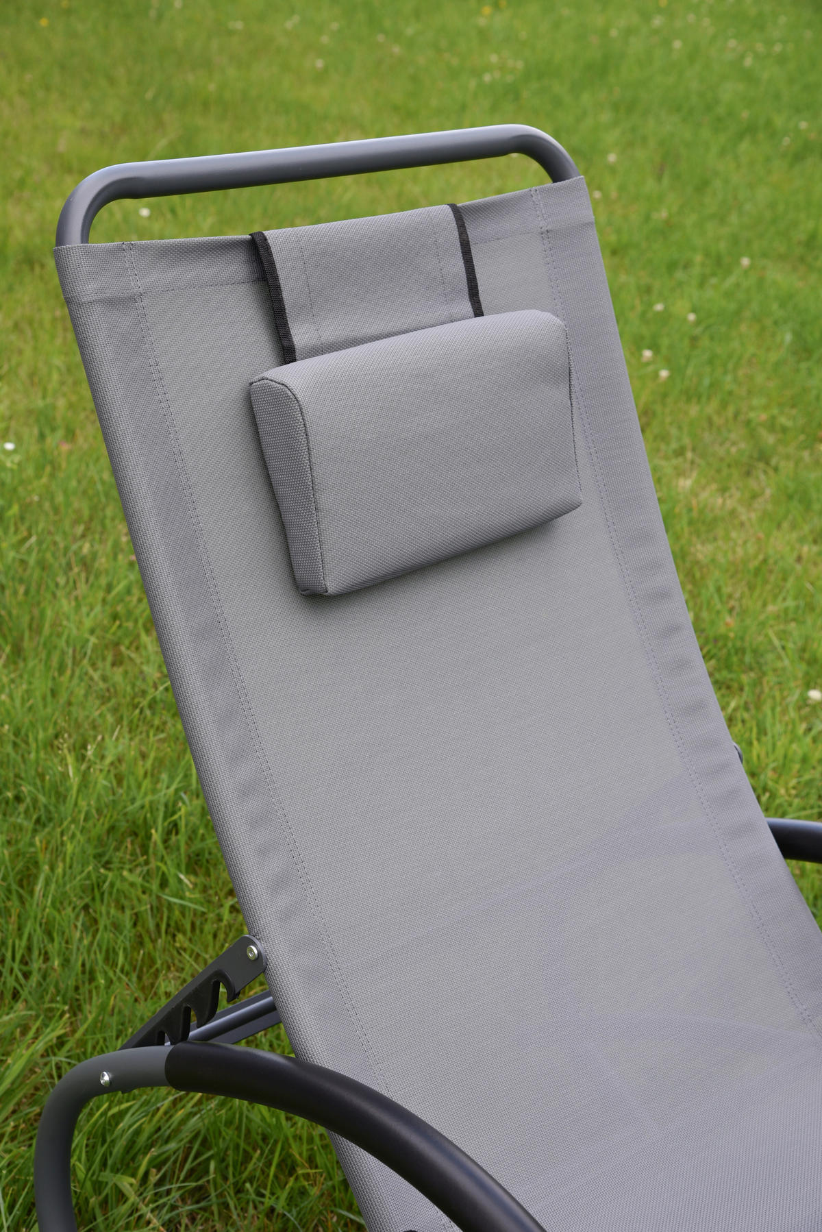 SCHAUKELLIEGE 63/106/177 cm  - Anthrazit/Grau, Basics, Kunststoff/Metall (63/106/177cm) - Gardenson