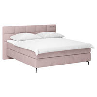 BOXSPRINGBETT 160/200 cm  in Rosa  - Schwarz/Rosa, Design, Textil/Metall (160/200cm) - Joop!