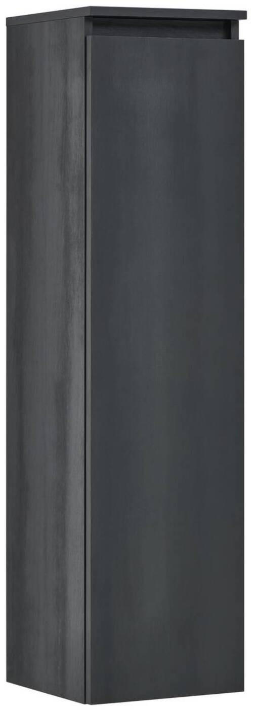 DULAP MEDIU 30,2/116,6/32,5 cm  - negru, Design, sticlă/material pe bază de lemn (30,2/116,6/32,5cm) - Novel