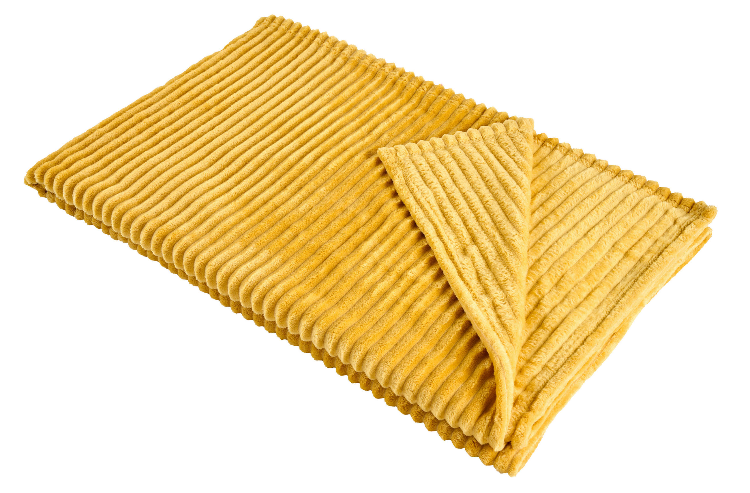 PĂTURĂ PENTRU CANAPEA 150/200 cm  - auriu/miere, Basics, textil (150/200cm) - Novel