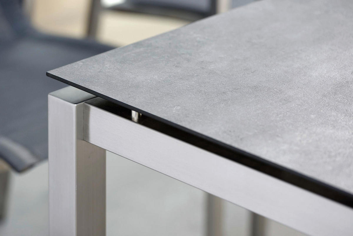 TISCHPLATTE 200/100/1,3 cm Kunststoff  - Grau, Design, Kunststoff (200/100/1,3cm) - Stern