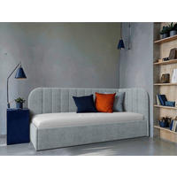 POLSTERBETT 90/200 cm, inkl. gepolstertes Kopfteil, Lattenrost, Bettkasten,  in Minttürkis  - Schwarz/Minttürkis, MODERN, Holz/Holzwerkstoff (90/200cm) - MID.YOU