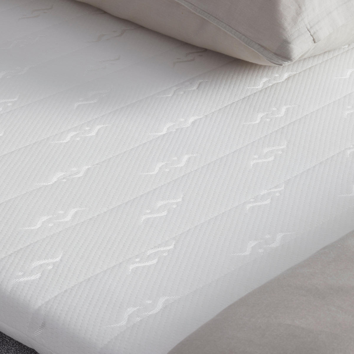 BOXSPRINGBETT 180/200 cm  in Eichefarben, Hellgrau  - Eichefarben/Hellgrau, Lifestyle, Holzwerkstoff/Kunststoff (180/200cm) - MID.YOU