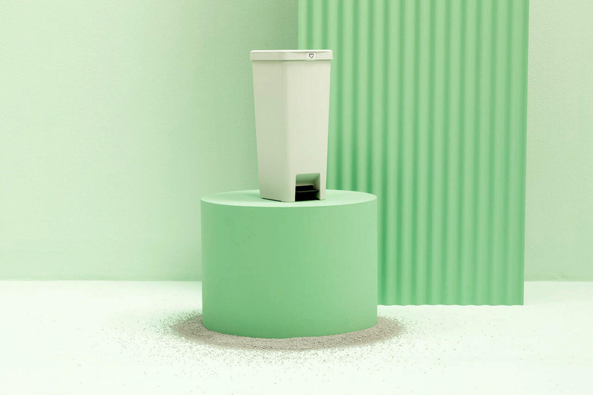 KOŠ ZA OTPAD  40 l   - svijetlo siva, Basics, plastika (28/66.6/35.2cm) - Brabantia