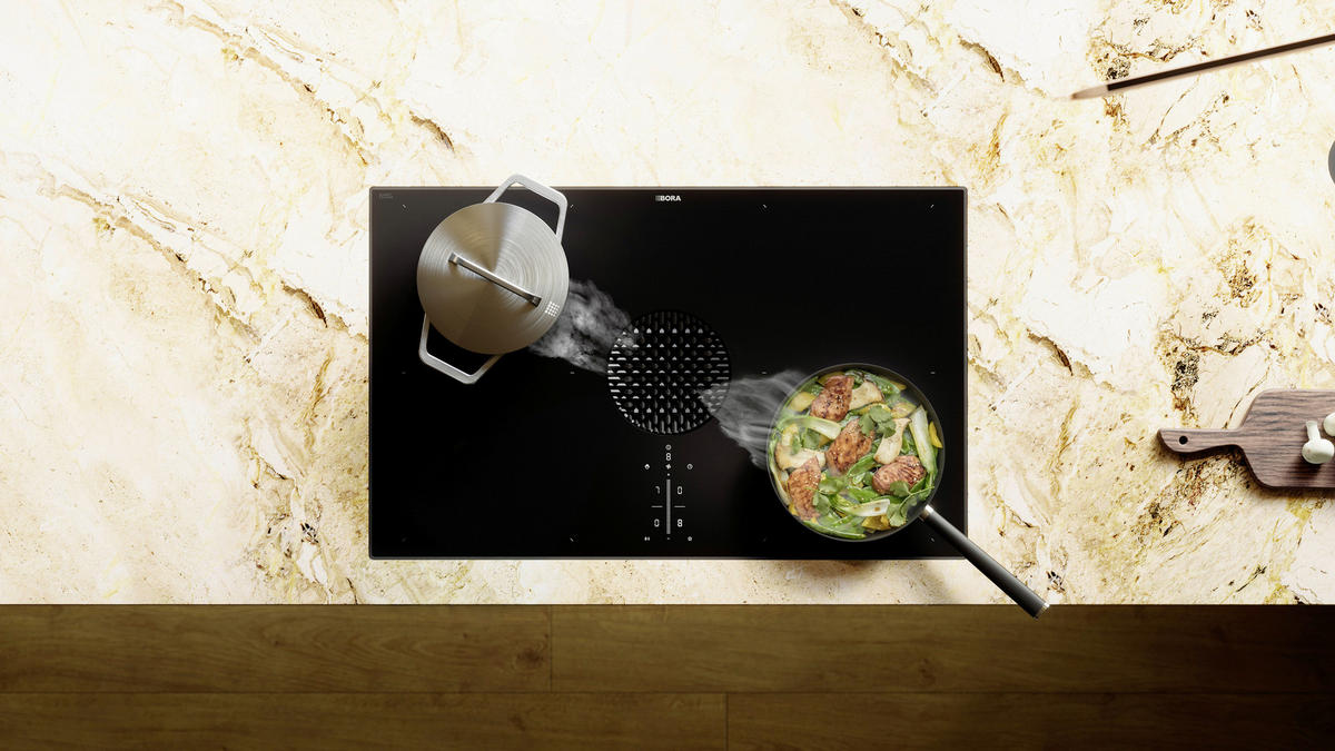 KOCHFELD-DUNSTABZUG-KOMBI PUXU2R  - Schwarz, KONVENTIONELL, Glas (83/19,9/51,5cm) - Bora