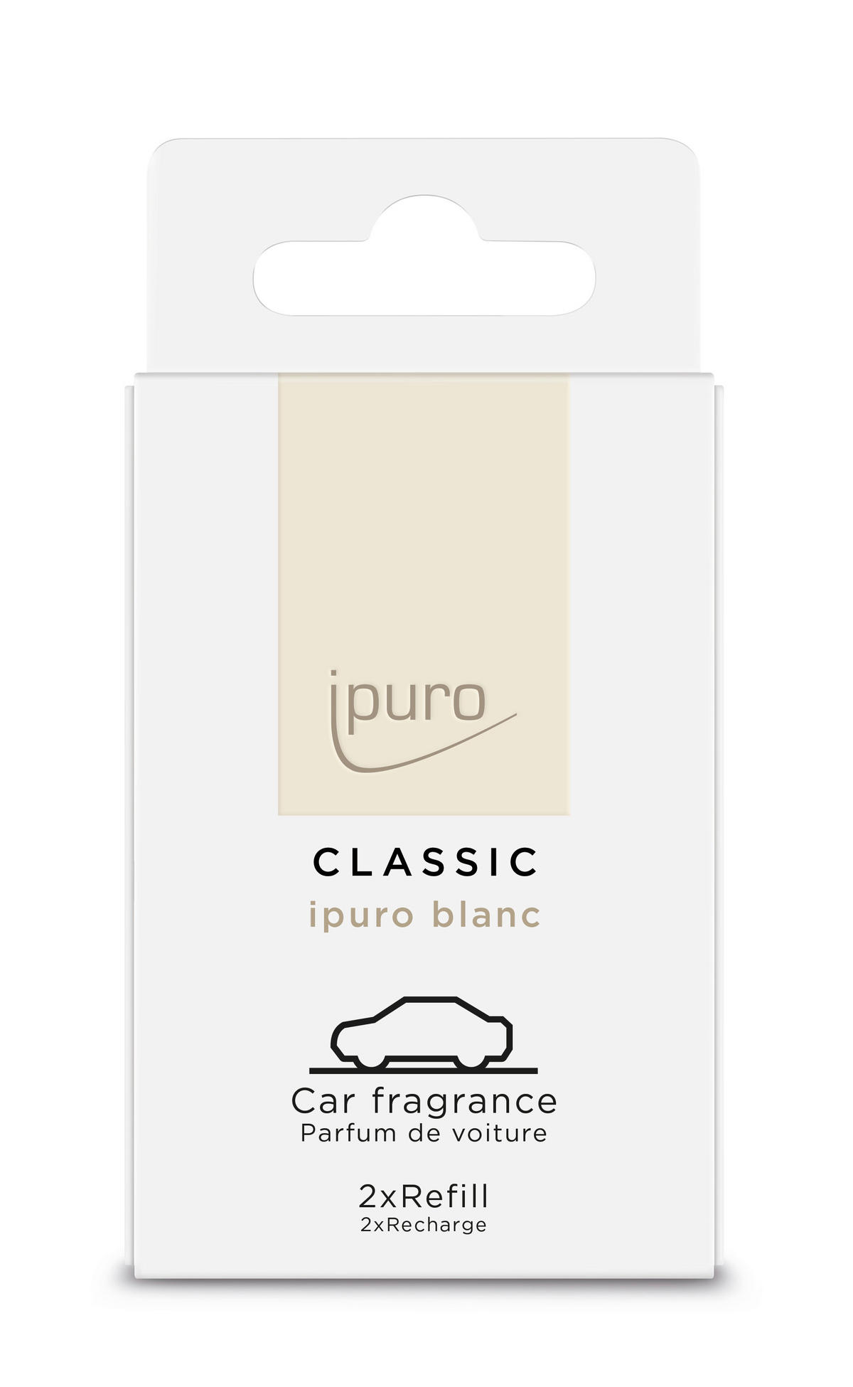 POLNILO ZA OSVEŽILEC ZRAKA Classic  - bež, Basics (3/6/12cm) - Ipuro