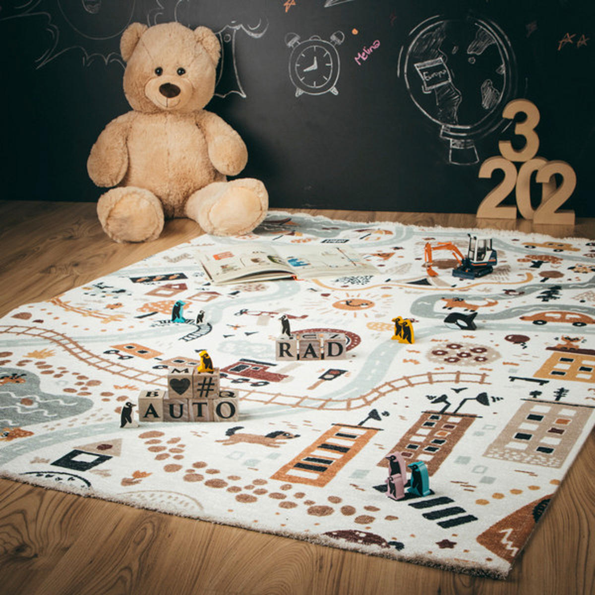 SPIELTEPPICH 155/230 cm My Greta  - Multicolor, Trend, Textil (155/230cm) - Ben'n'jen