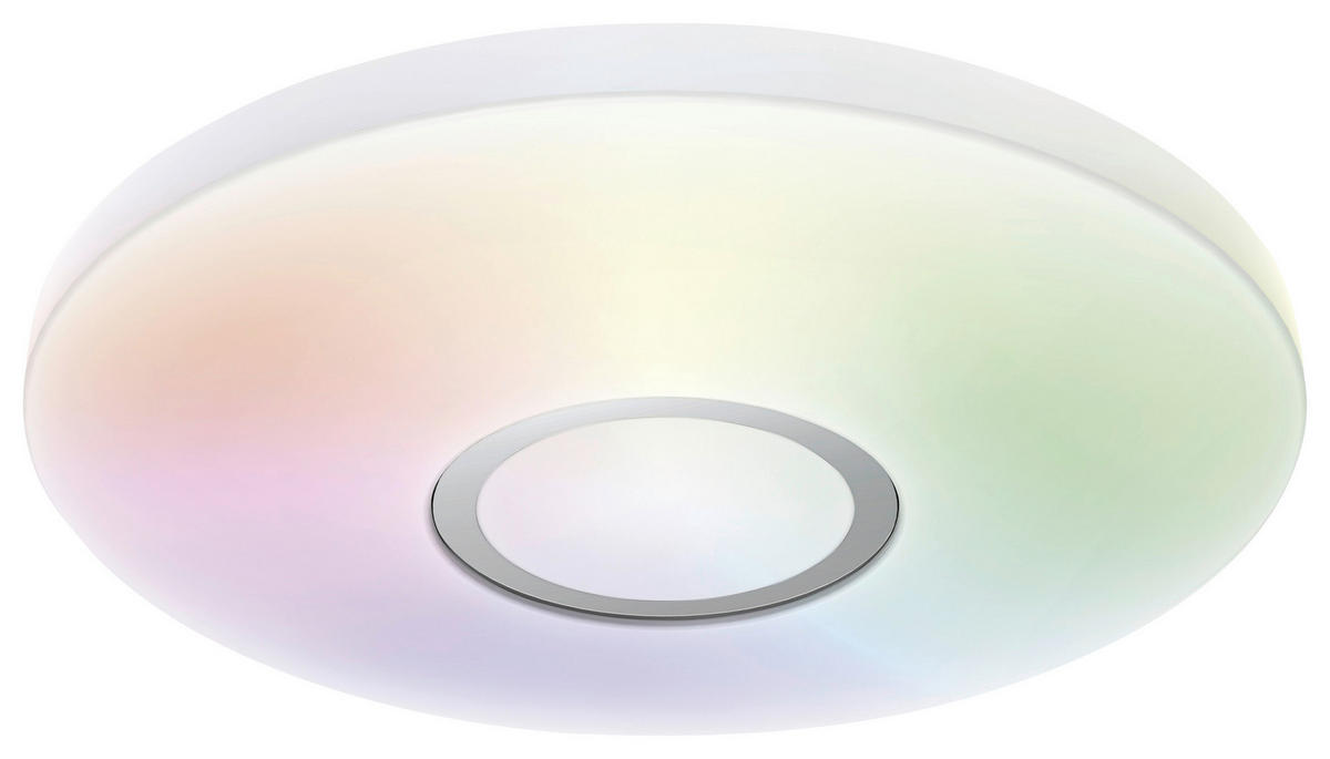 DECKENLEUCHTE Smart+ Wifi Orbis Kite  Smart 34/8 cm   - Weiß, Basics, Kunststoff/Metall (34/8cm) - Ledvance