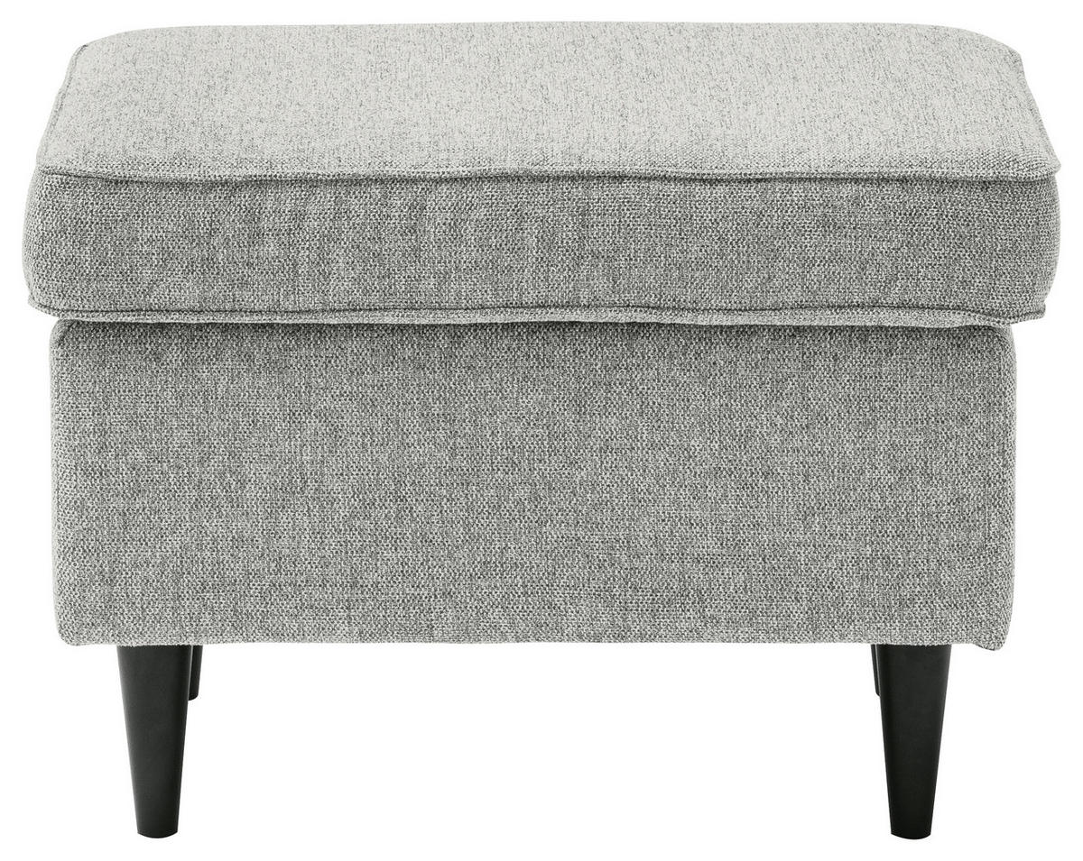 TABURE 63/43/42 cm  srebrna  - srebrna/crna, Osnovno, tekstil/pločasti materijal (63/43/42cm) - Hom`in
