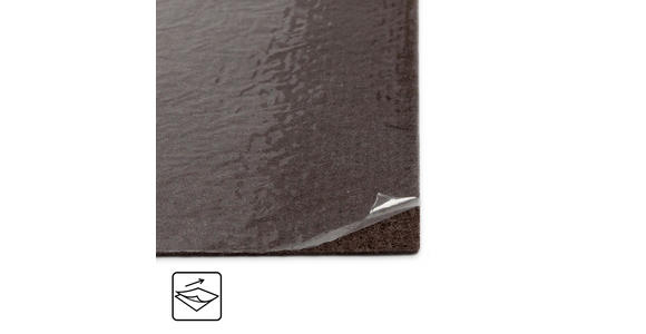 TEPPICHFLIESE - Braun, Basics, Kunststoff/Textil (40/40cm) - Esposa