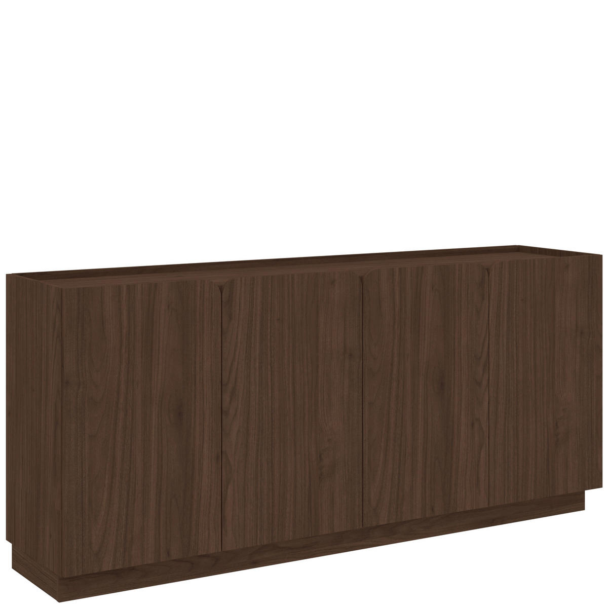 KOMMODE , 180/85,5/40 cm,  - Walnussfarben, Design, Holzwerkstoff (180/85,5/40cm) - MID.YOU