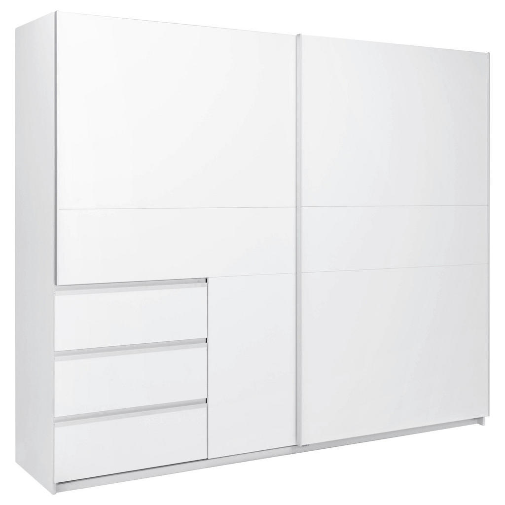 P & B SKRIŇA S POSUVNÝMI DVERAMI, biela, 250/210/61,5 cm