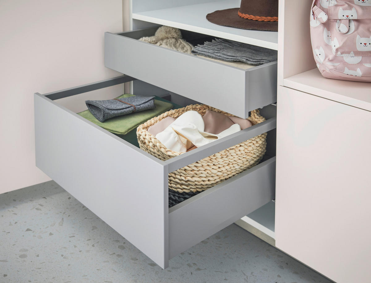 EINBAUKÜCHE   - Rosa, Design, Holzwerkstoff - Novel