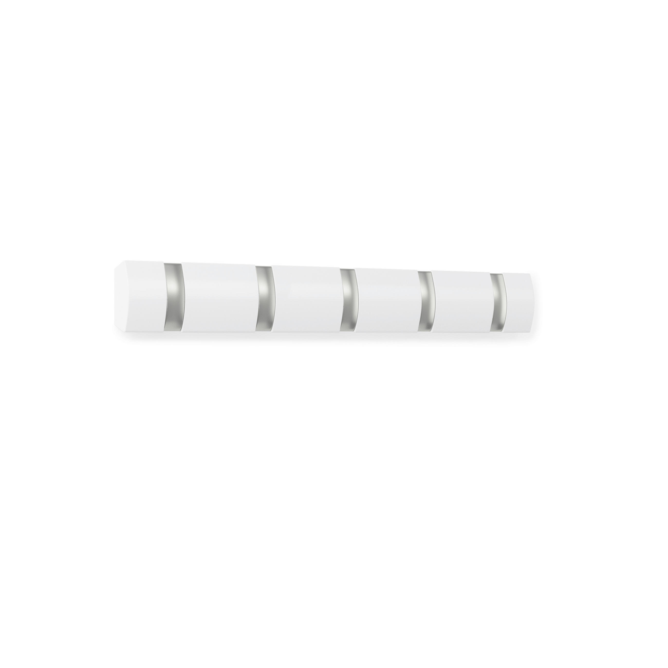 Umbra Wandgarderobe Weiß, Nickel 51x6x3 cm