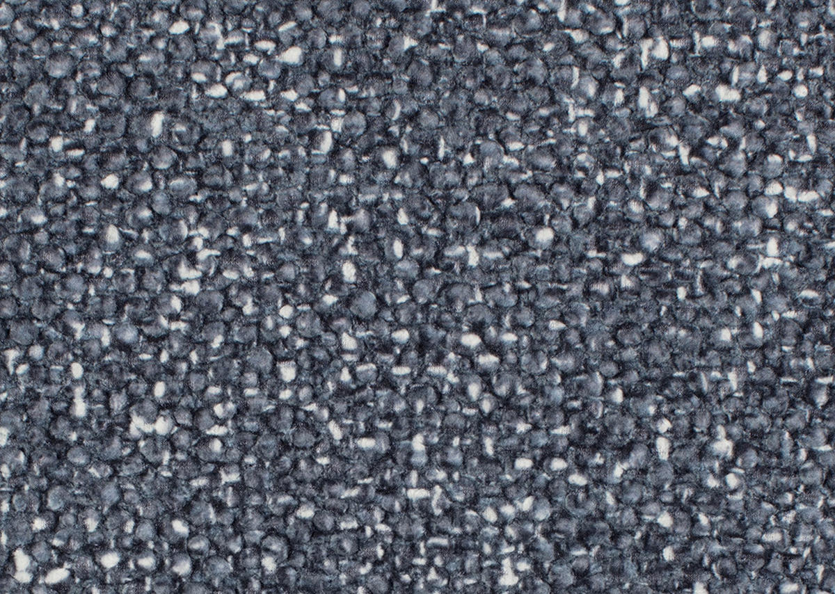 ECKSOFA in Bouclé Dunkelblau  200/265 cm  - Naturfarben/Dunkelblau, KONVENTIONELL, Holz/Textil (200/265cm) - Stylife