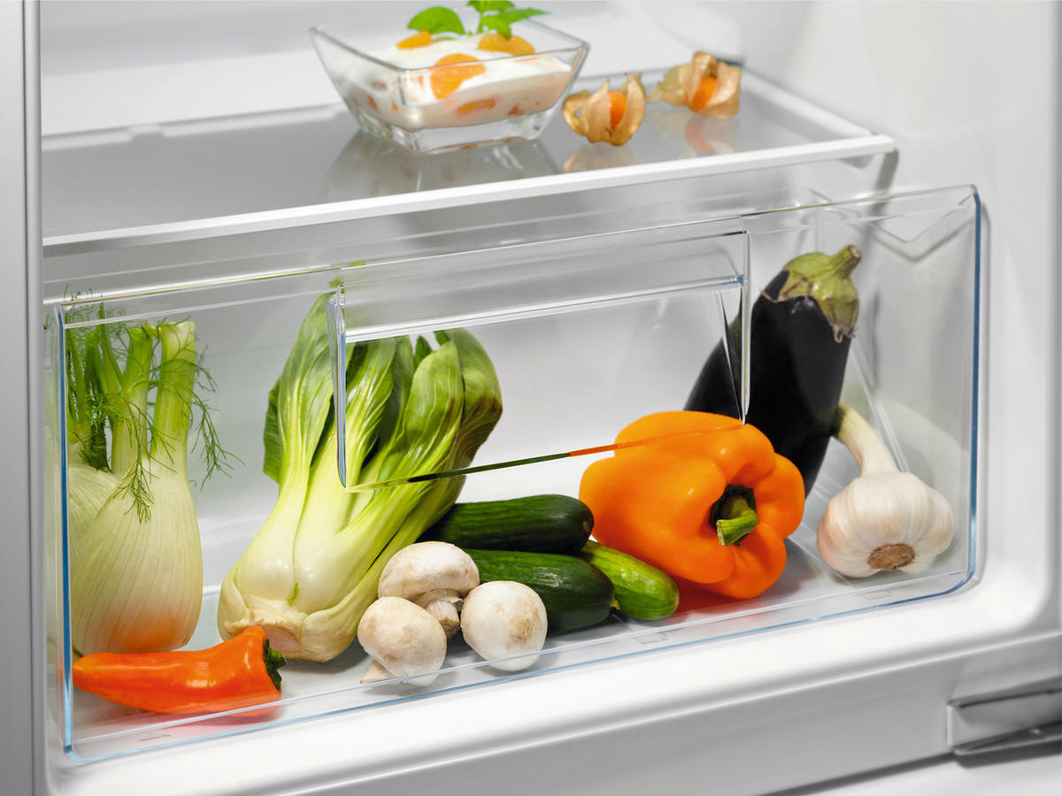 KÜHLSCHRANK 54,8/87,3/54,9 cm LFB2AE88S  - Weiß, Basics, Glas/Kunststoff (54,8/87,3/54,9cm) - Electrolux