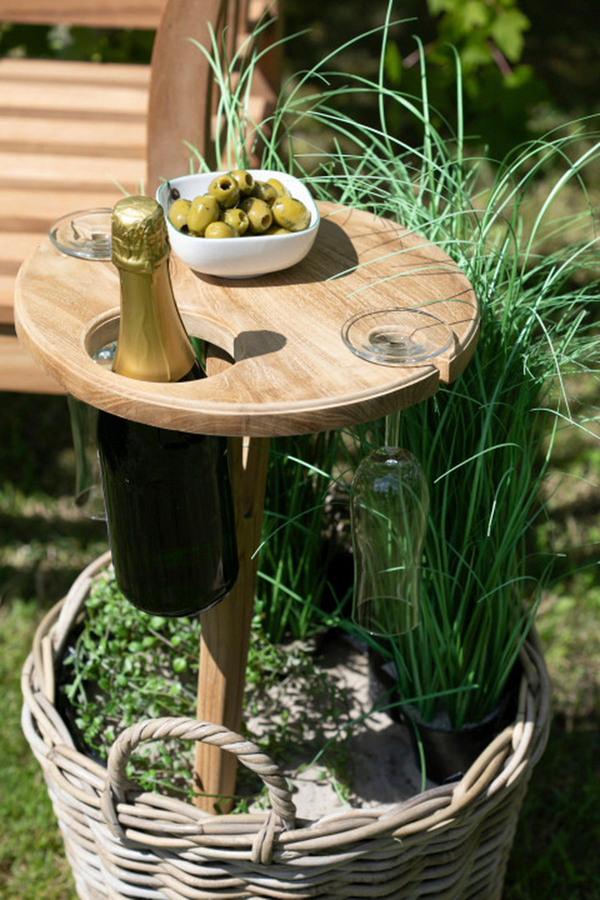 GETRÄNKEHALTER - Basics, Holz (31/75cm) - Gardenson