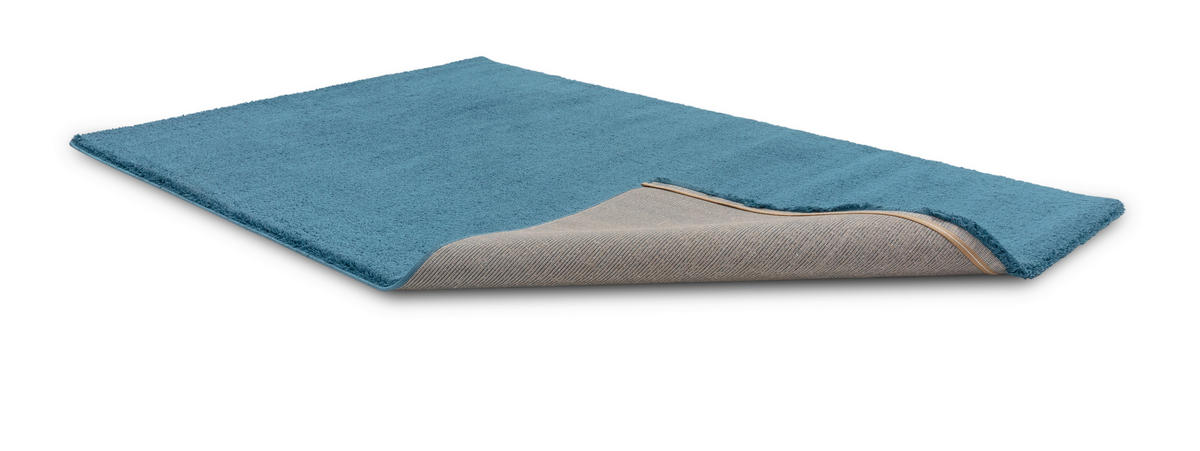 HOCHFLORTEPPICH 160/230 cm Salerno Blau  - Blau, Basics, Textil (160/230cm) - Novel