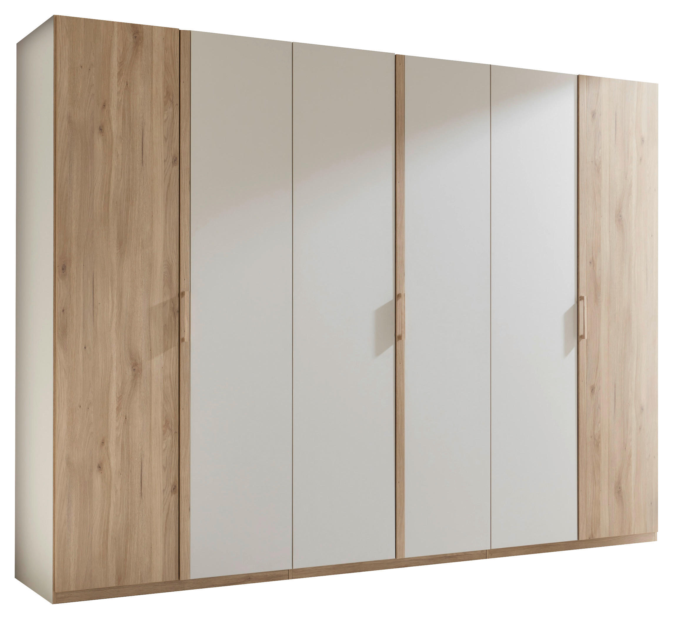 DREHTÜRENSCHRANK 300/225,5/60,2 cm 6-türig Eichefarben, Kaschmir  - Kaschmir/Eichefarben, Design, Holz/Holzwerkstoff (300/225,5/60,2cm) - Xora