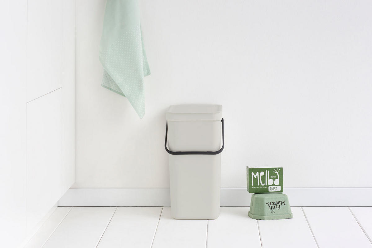 ABFALLEIMER SORT & GO 16 L  - Hellgrau, Basics, Kunststoff (22/40.1/27.9cm) - Brabantia