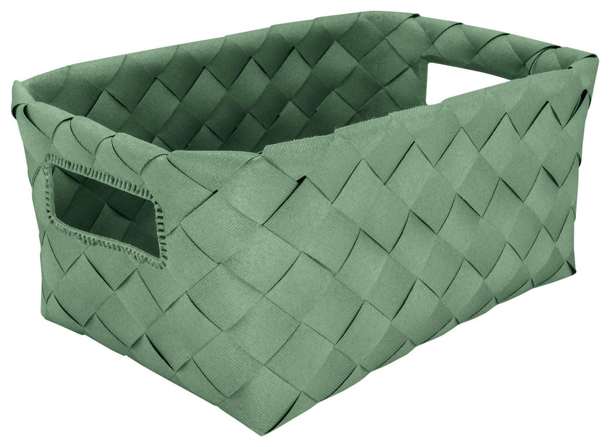 COȘULEȚ PENTRU DEPOZITARE    28/18,5/12 cm  - verde deschis, Basics, plastic (28/18,5/12cm) - Kleine Wolke