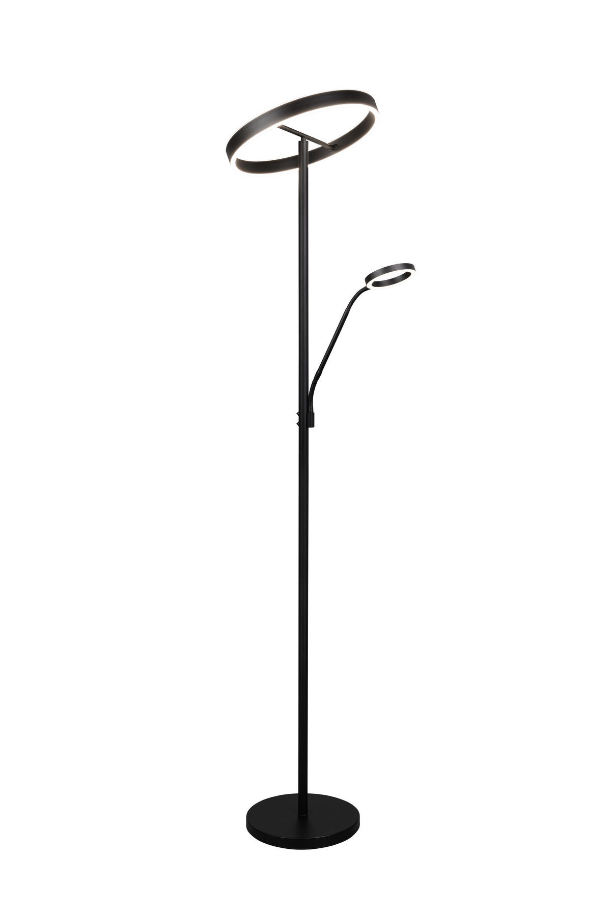 LED-STEHLEUCHTE - Schwarz, Design, Metall (40/180cm) - Trio Leuchten
