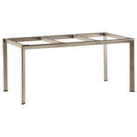 GARTENTISCHGESTELL 160/90/74 cm Metall Champagner  - Champagner, Design, Metall (160/90/74cm) - Sieger