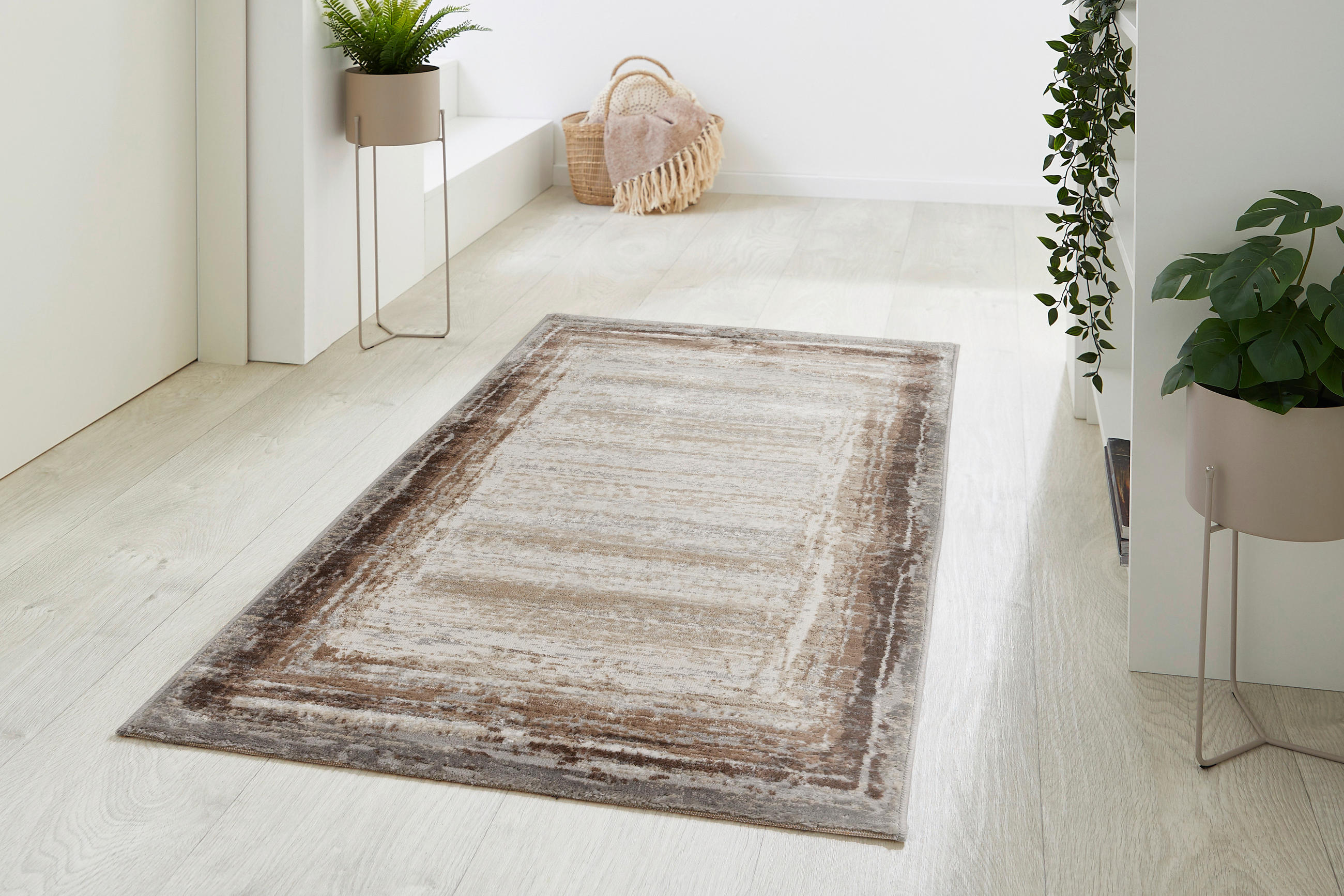 WEBTEPPICH 80/150 cm Mora Bordüre Creme  - Creme, KONVENTIONELL, Kunststoff/Textil (80/150cm)