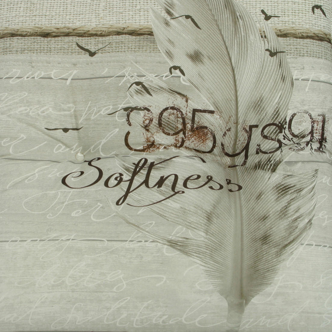 GARTENSITZKISSEN 2er-Set Federn  - Beige, Basics, Textil (50/7/50cm)