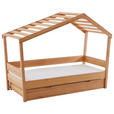 BETT 90/200 cm  in Buchefarben  - Buchefarben, KONVENTIONELL, Holz (90/200cm) - Carryhome