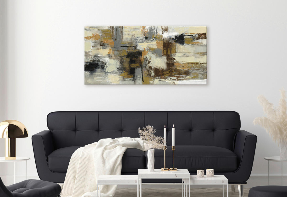 MALBA NA PLÁTNĚ, abstraktní, 115/55 cm  - vícebarevná, Basics, dřevo/papír (115/55cm) - Euroart
