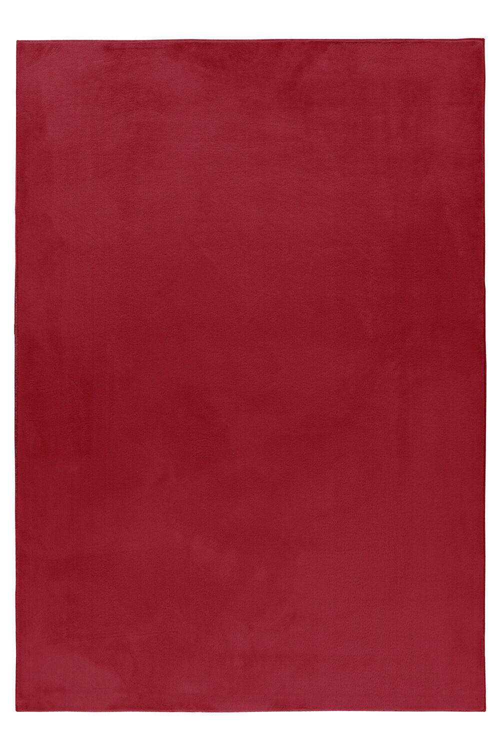 HOCHFLORTEPPICH 60/110 cm Pouffy Rot  - Rot, Basics, Textil (60/110cm)