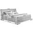 BOXSPRINGBETT in Beige, Eichefarben, Grau - Eichefarben/Beige, Design, Holz/Textil (160/200cm) - Linea Natura BOXSPRINGBETT in Beige, Eichefarben, Grau - Eichefarben/Beige, Design, Holz/Textil (160/200cm) - Linea Natura