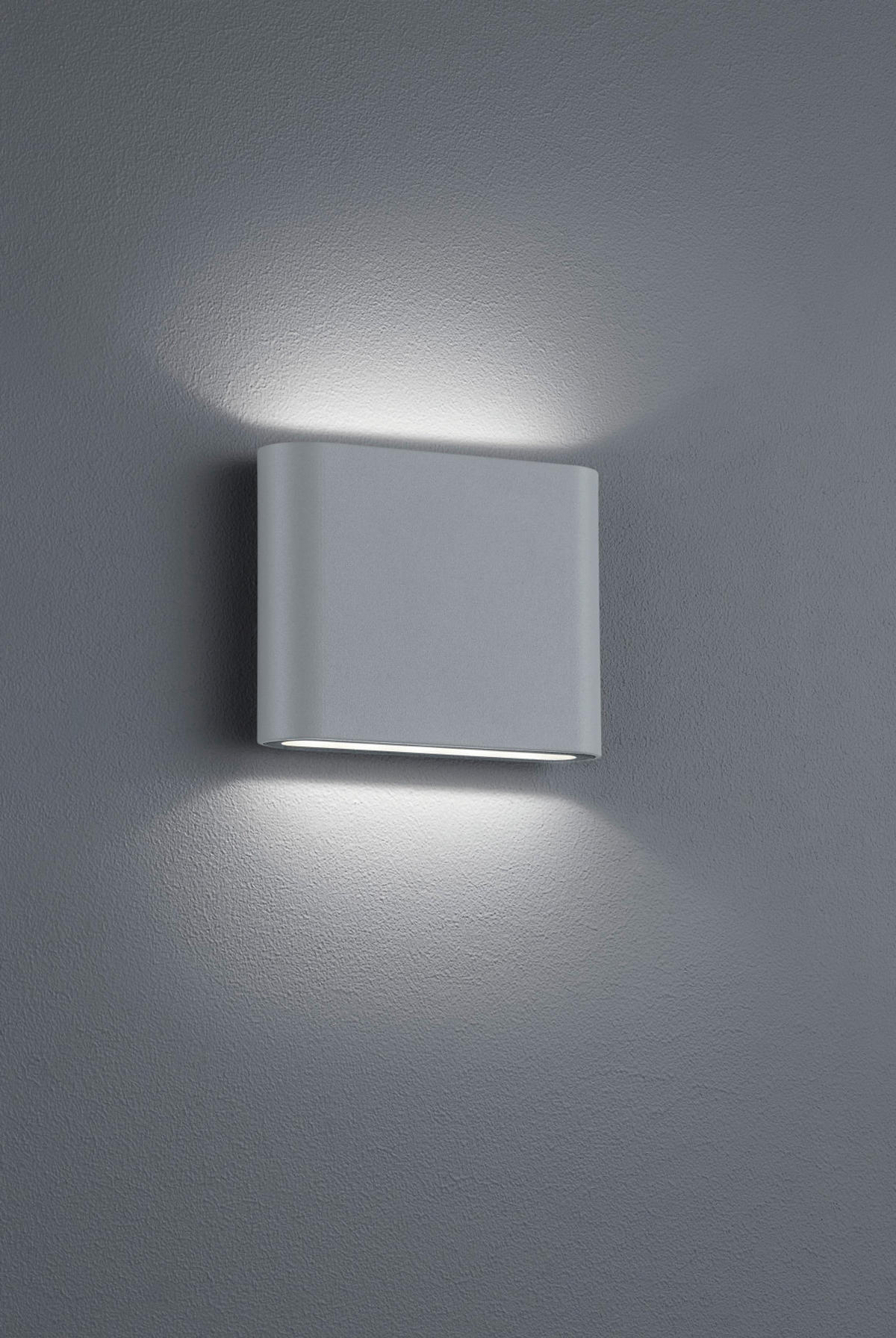 VÄGGLAMPA FÖR UTOMHUS - titanfärgad, Design, metall (11,5/9cm) - Trio Leuchten